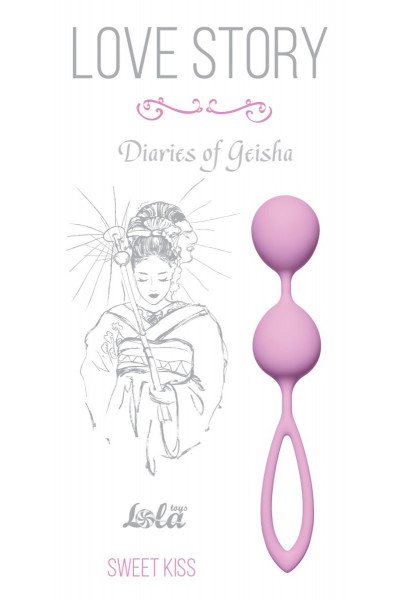 Розовые вагинальные шарики Diaries of a Geisha