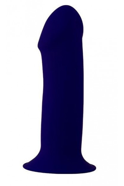 Синий фаллоимитатор-реалистик PREMIUM THICK DILDO 7INCH - 18 см.