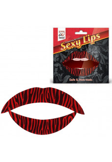 Lip Tattoo Тигровый красный