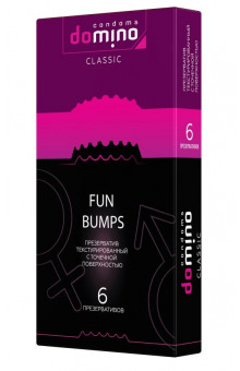 Текстурированные презервативы DOMINO Classic Fun Bumps - 6 шт.