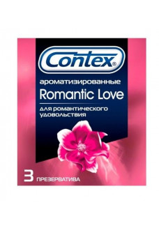 Презервативы с ароматом CONTEX Romantic - 3 шт.