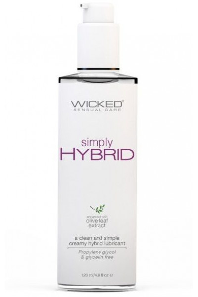 Водно-силиконовый лубрикант Wicked Simply HYBRID - 120 мл.