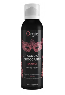 Хрустящая пенка для массажа Orgie Acqua Croccante Sakura с ароматом сакуры - 150 мл.