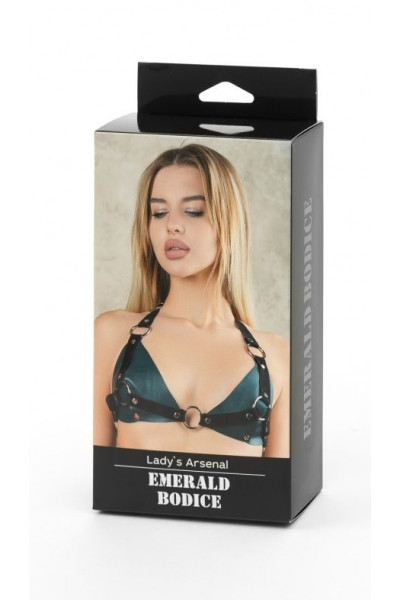 Изумрудный лиф с колечками Emerald Bodice