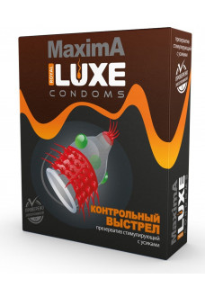 Презерватив LUXE Maxima «Контрольный выстрел» - 1 шт.