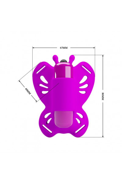 Лиловая вибробабочка на ремешках Sloane