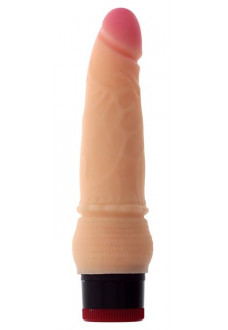 Вибратор-реалистик со встроенным пультом REALSTUFF 6INCH VIBRATOR - 15,5 см.