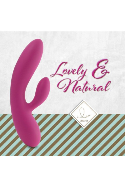 Розовый вибратор-кролик Lea Rabbit Vibrator - 20,2 см.