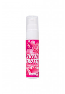 Интимный гель на водной основе Tutti-Frutti Bubble Gum - 30 гр.