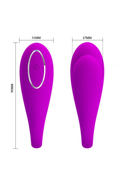 Лиловый вибратор для пар August с 12 режимами вибрации
