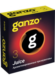 Ароматизированные презервативы Ganzo Juice - 3 шт.