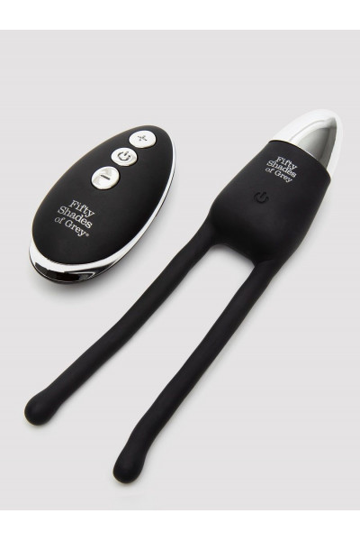 Черный вибратор для пар Relentless Vibrations Remote Couples Vibrator