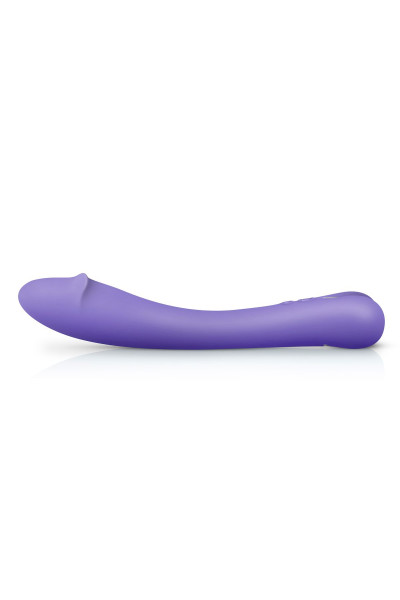 Фиолетовый вибратор для G-стимуляции Gili G-Spot Vibrator - 22 см.