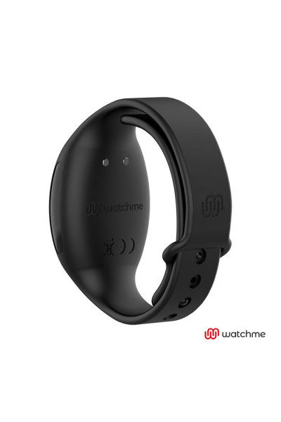 Черный вибратор с пультом-часами Anne s Desire Curve G-Spot Vibe Wireless Watchme - 20,5 см.