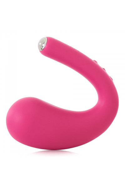 Ярко-розовый вибратор Dua G-spot   Clitoral Wearable Vibrator - 17,8 см.