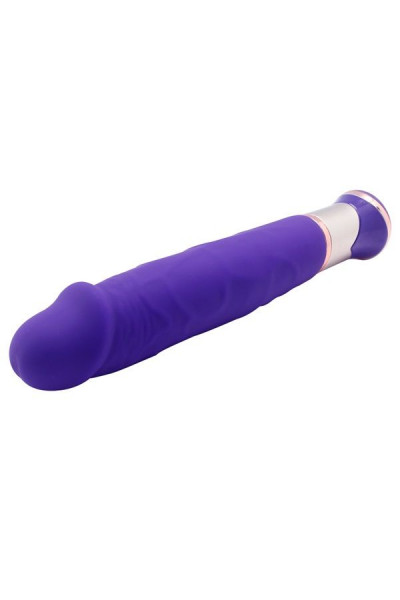 Фиолетовый вибратор ECSTASY Deluxe Rowdy Dong - 21,5 см.