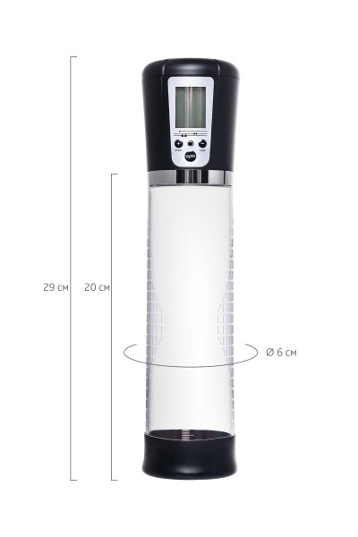 Прозрачная автоматическая помпа для пениса Alrik