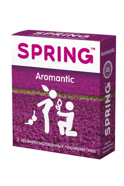 Ароматизированные презервативы SPRING AROMANTIC - 3 шт.