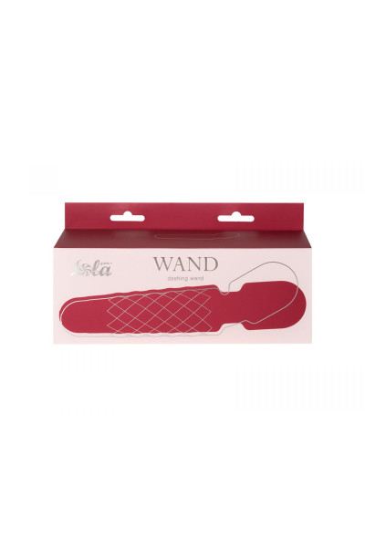 Красный вибромассажер Dashing Wand - 21 см.