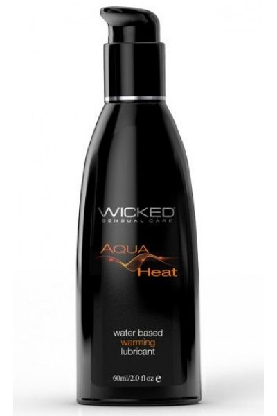 Согревающий лубрикант на водной основе Wicked AQUA HEAT - 60 мл.