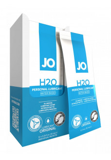 Лубрикант на водной основе JO Personal Lubricant H2O - 12 саше по 10 мл.