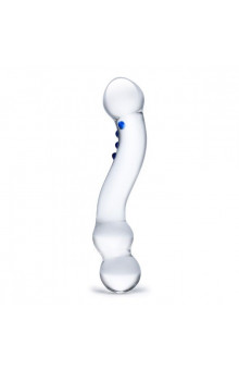 Изогнутый стеклянный стимулятор G-точки Curved G-Spot - 15,2 см.