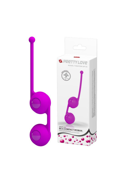 Лиловые вагинальные шарики Kegel Tighten Up III