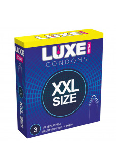 Презервативы увеличенного размера LUXE Royal XXL Size - 3 шт.