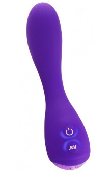 Фиолетовый вибратор Perfect G-Spot - 16,2 см.