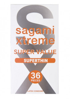 Ультратонкие презервативы Sagami Xtreme Superthin - 36 шт.