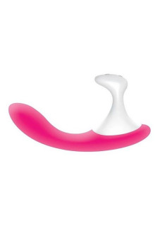 Розовый вибростимулятор простаты LArque Prostate Massager - 17,8 см.