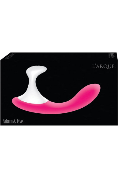 Розовый вибростимулятор простаты LArque Prostate Massager - 17,8 см.