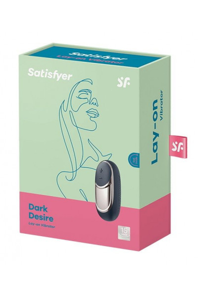 Черный вибромассажер Satisfyer Dark Desire