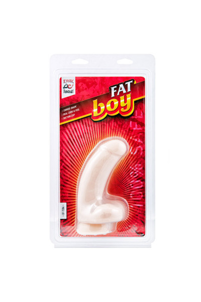 Изогнутый дилдо Fat Boy - 17 см.