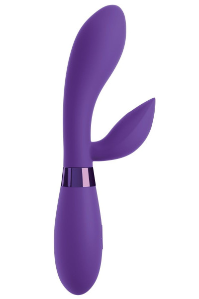 Фиолетовый вибратор-кролик #bestever Silicone Vibrator - 21,2 см.