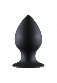 Чёрная анальная пробка Thick Anal Plug Small - 7,8 см.