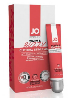 Клиторальный крем JO WARM   BUZZY CLITORAL GEL - 10 мл.