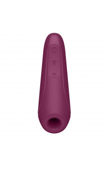 Бордовый вакуум-волновой стимулятор Satisfyer Curvy 1+