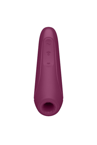 Бордовый вакуум-волновой стимулятор Satisfyer Curvy 1+