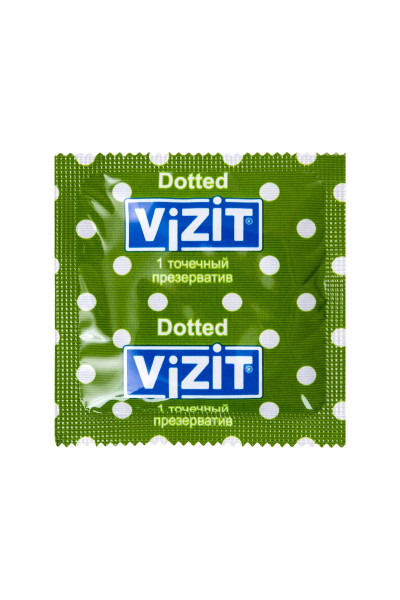 Презервативы с точечками VIZIT Dotted - 3 шт.