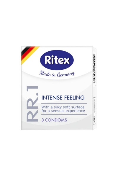 Классические презервативы RITEX INTENSE FEELING - 3 шт.