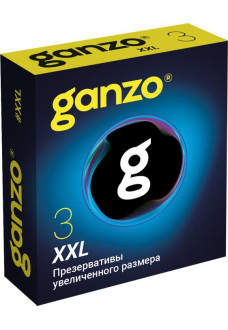 Презервативы увеличенного размера Ganzo XXL - 3 шт.