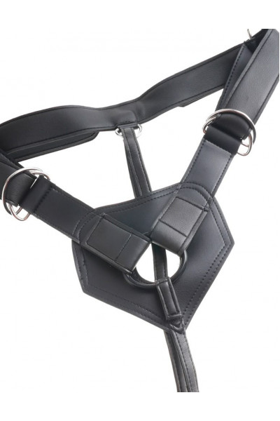 Страпон с телесной насадкой 7  Uncut with Strap on Harness - 18 см.