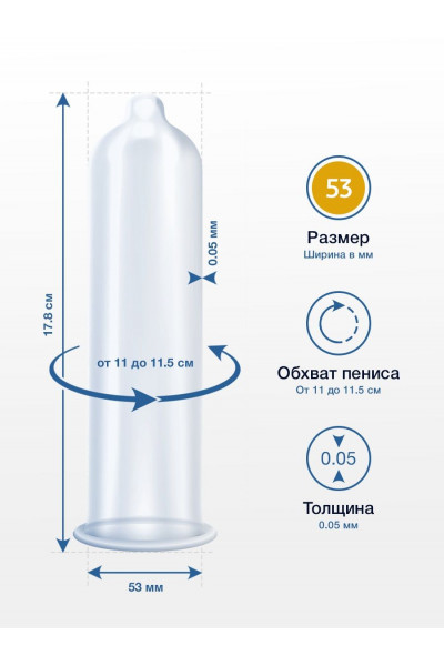 Презервативы MY.SIZE размер 53 - 10 шт.