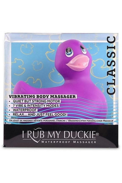 Фиолетовый вибратор-уточка I Rub My Duckie 2.0