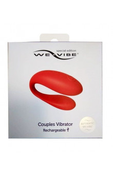 Красный вибратор для пар We-vibe Special Edition