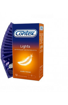 Особо тонкие презервативы Contex Lights - 12 шт.