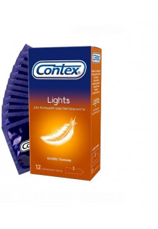 Особо тонкие презервативы Contex Lights - 12 шт.