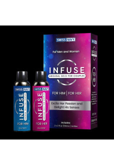 Возбуждающие лубриканты для пар INFUSE Arousal Gels for Couples - 2х59 мл.