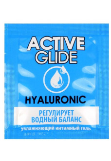 Лубрикант на водной основе Active Glide с гиалуроновой кислотой - 3 гр.